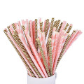 Biodegradable printed paper straw customized drinking straw